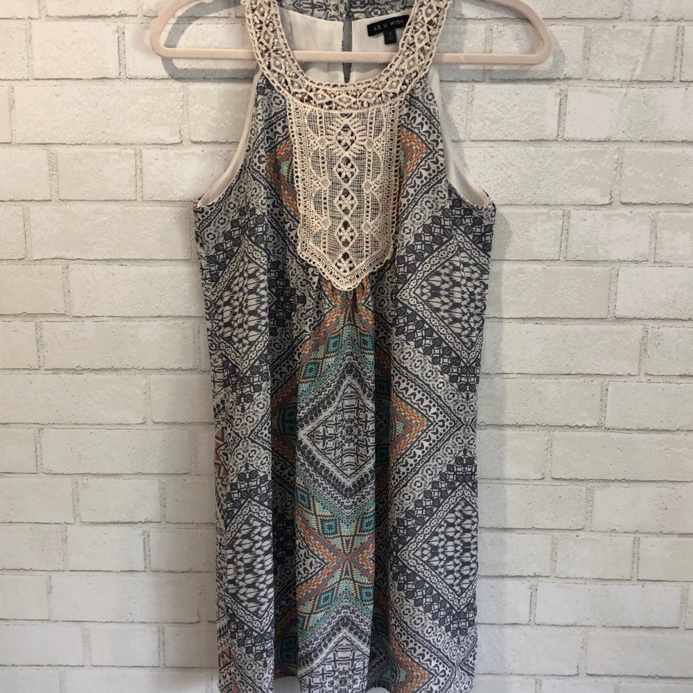 As U Wish | Lace Tribal Dress